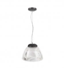 CAMPANA LED 12 GRIS ACERO SSD