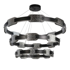 CANDIL COLGANTE AROS CON CRISTAL