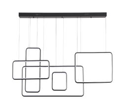 CANDIL DE LED COLGANTE 5 RECTANGULOS