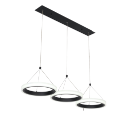 CANDIL DE LED COLGANTE NEGRO