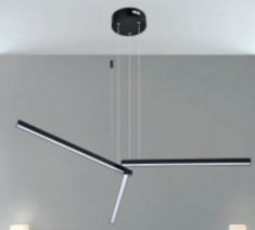 CANDIL DE LED COLGANTE NEGRO