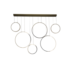 Candil Bubbles 6 Aros Colgante