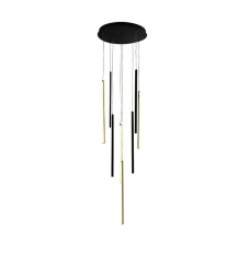 Candil Cascade Negro Colgante