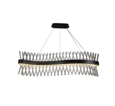 Candil Colgante Glacier Negro