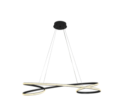 Candil Colgante Groove Negro