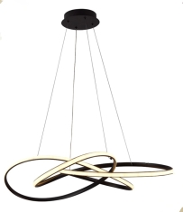 Candil Colgante Knot Xl Negro