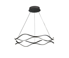 Candil Colgante Mora Negro