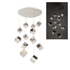 Candil Colgante de Cubos Dad 12 Luces