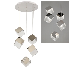 Candil Colgante de Cubos Dad 5 Luces