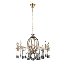 Candil Contemporeano Dorado 7 Luces