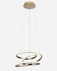 Candil Mirage Colgante Cromo o Oro