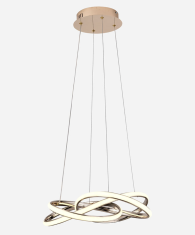 Candil Space Xl Oro y Cromo