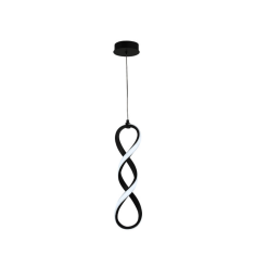 Candil Spiral Negro
