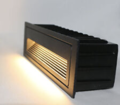 Empotrado Led Rectangular Negro