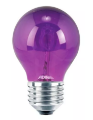 Foco Halageno A60 40W  VIOLETA