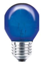 Foco Incandescente  G45 7 W AZUL