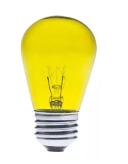 Foco Incandescente  S14 11W AMARILLO