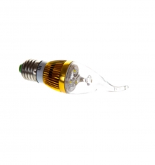 Foco de vela punta curva (3W)