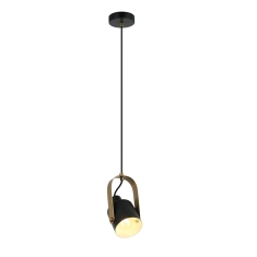 Lampara Colgante 1 Luz Dirigible Negra