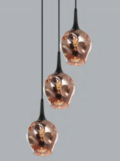 Lampara Colgante Alice 3 Luces