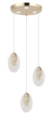 Lampara Colgante Claudia 3 Luces