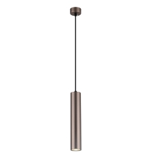 Lampara Colgante Cilindro Cobre  Chica