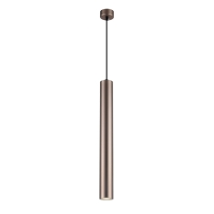 Lampara Colgante Cilindro Cobre Grande