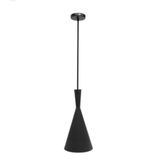 Lampara Colgante Cono Philco Negra