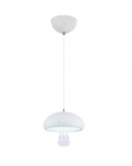 Lampara Colgante Hongo Blanco 1 luz IIDSA 