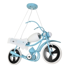 Lampara Colgante Infantil Moto