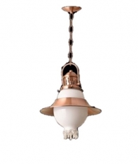 Lampara Colgante Iris Cobre 1 luz 1