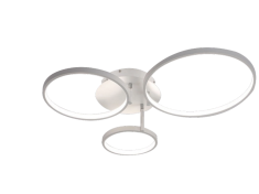 Lampara Colgante 3 Aros Blancos