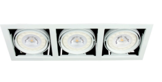 Lampara Empotrada Arco Blanco 3 Luces