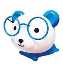 Lampara Infantil Panda AZUL