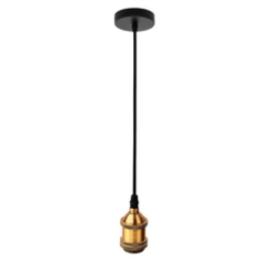 Lampara Vintage Philco Bronce Amarillo