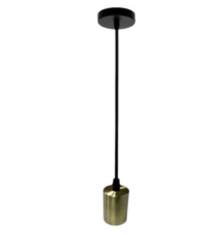 Lampara Vintage Philco Bronce Verde