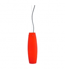 Lampara colgante Cylinder Rojo