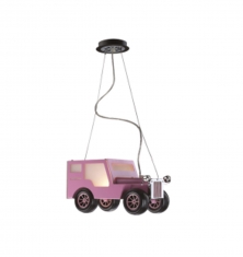 Lampara colgante Infantil Jeep Rosa