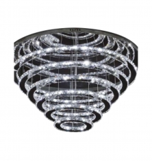 Lampara colgante Kristal 12 luces