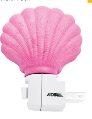 Lampara de Noche Concha Adir Rosa