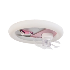 Lampara de techo infantil con ventilador