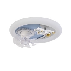 Lampara de techo infantil con ventilador