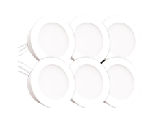 Lamparas Empotradas Set 6 Luces Blanco
