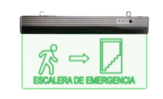 Letrero ESCALERA DE EMERJENCIA 4W