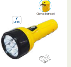 Linterna Recargable Amarilla Adir  2