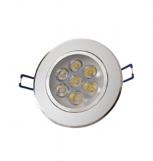 Plafon Empotrado Circular 7 luces Luz Blanca