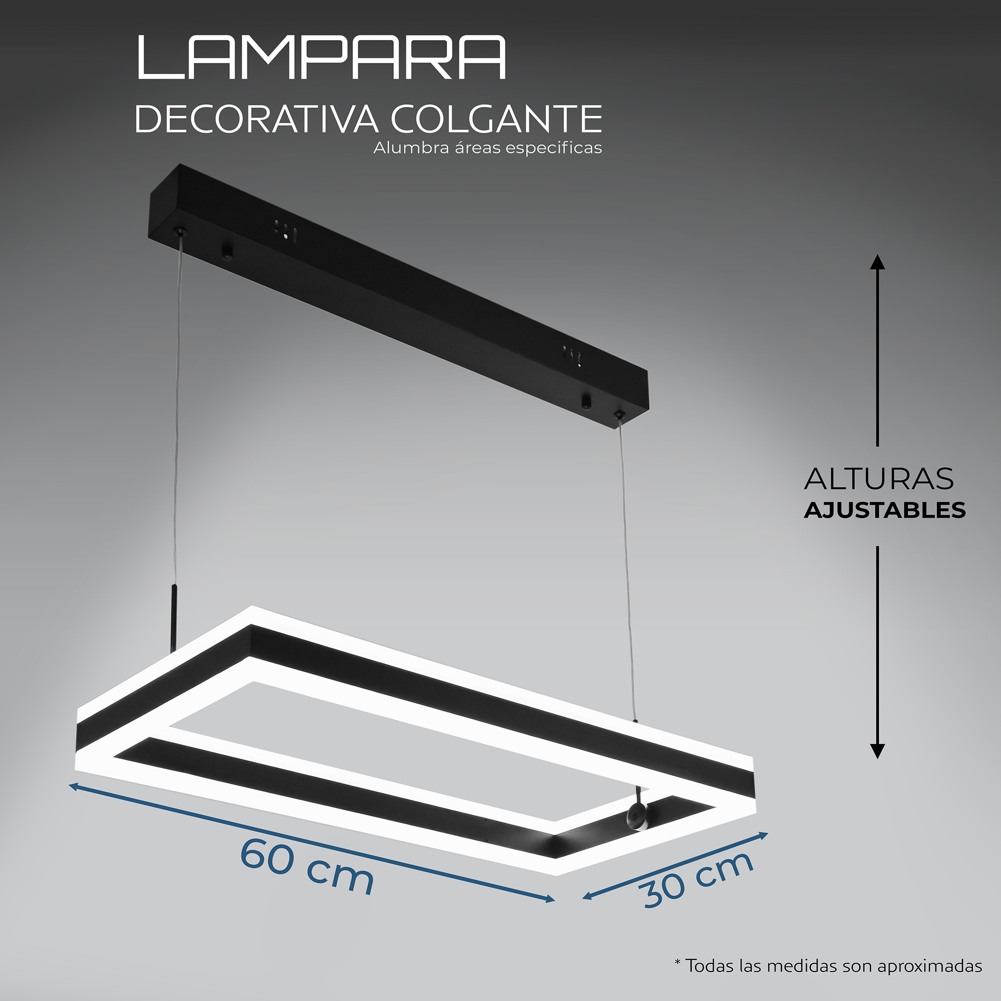 CANDIL DE LED SUSPENDIDO 1 RECTANGULO / CANDIL-DE-LED-SUSPENDIDO-1-RECTANGULO-199105015813987.jpg