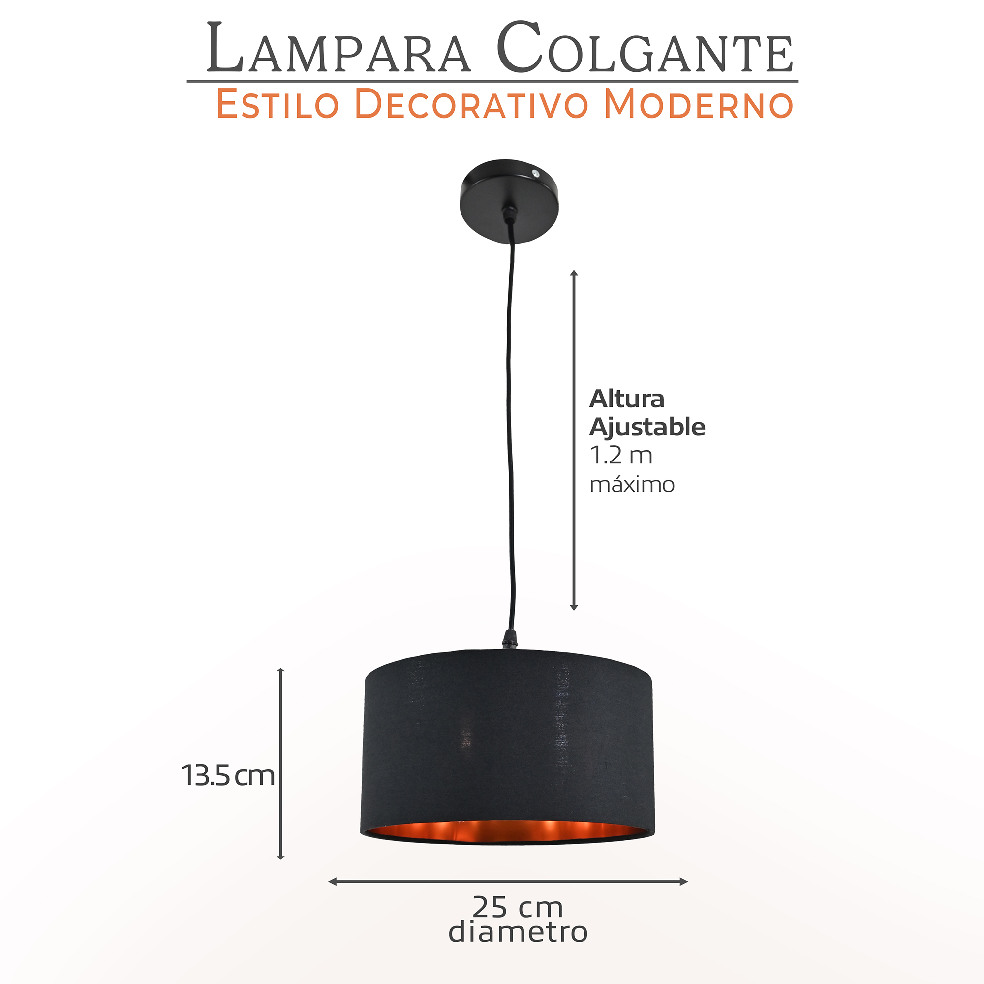 Lampara Colgante Deydin Decorativa / Lampara-Colgante-Decorativa-Negro-960456946552768.jpg