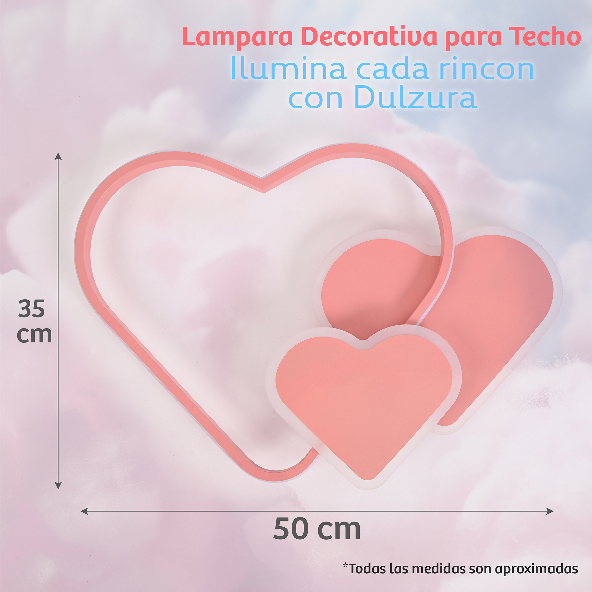 Lampara De Techo Infantil Corazon / Lampara-De-Techo-Infantil-Corazon-701334131908413.jpg