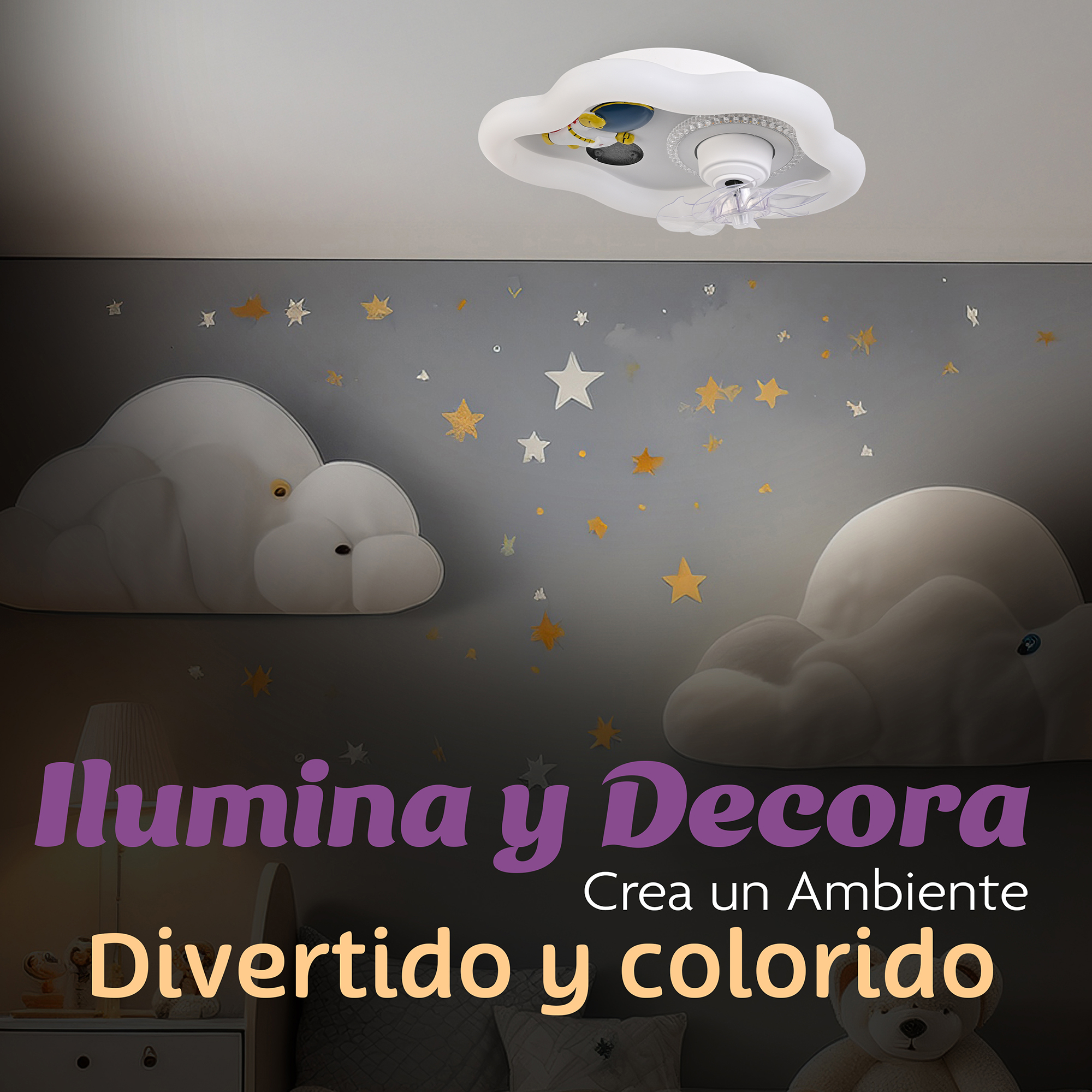 Lampara De Techo Infantil Nube / Lampara-De-Techo-Infantil-Nube-564781737465811.jpg
